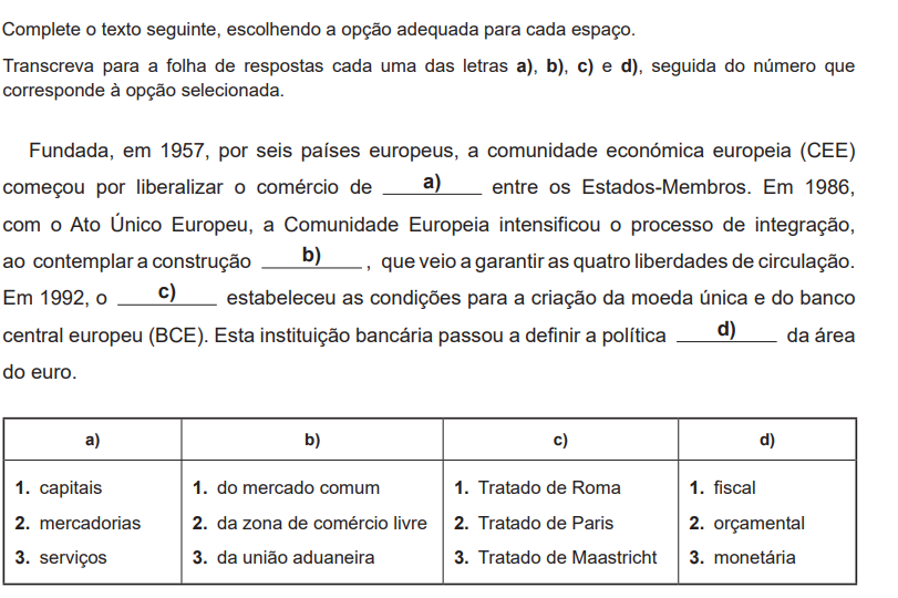 Cap. XII – Economia portuguesa no contexto da União Europeia